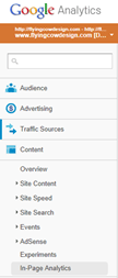 google in page analytics