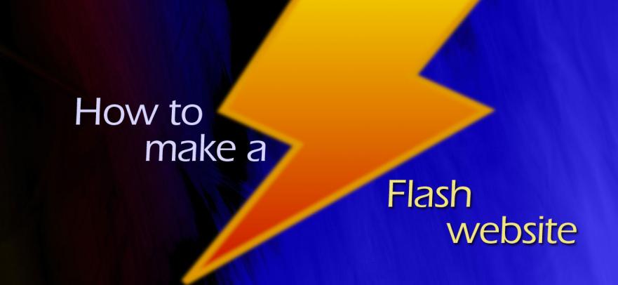 how to make a flash website